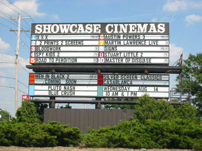 2002 photo Showcase Cinemas Grand Rapids, Cascade